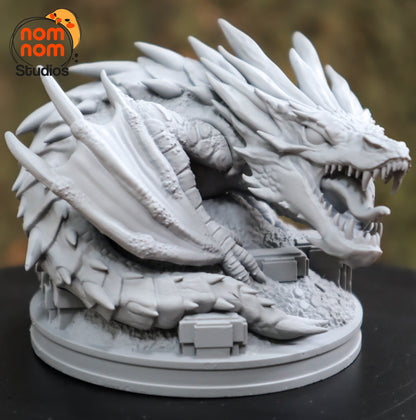 Chibi Greedy Dragon | Resin Garage Kit Figure Anime Fan Art | Nomnom Figures