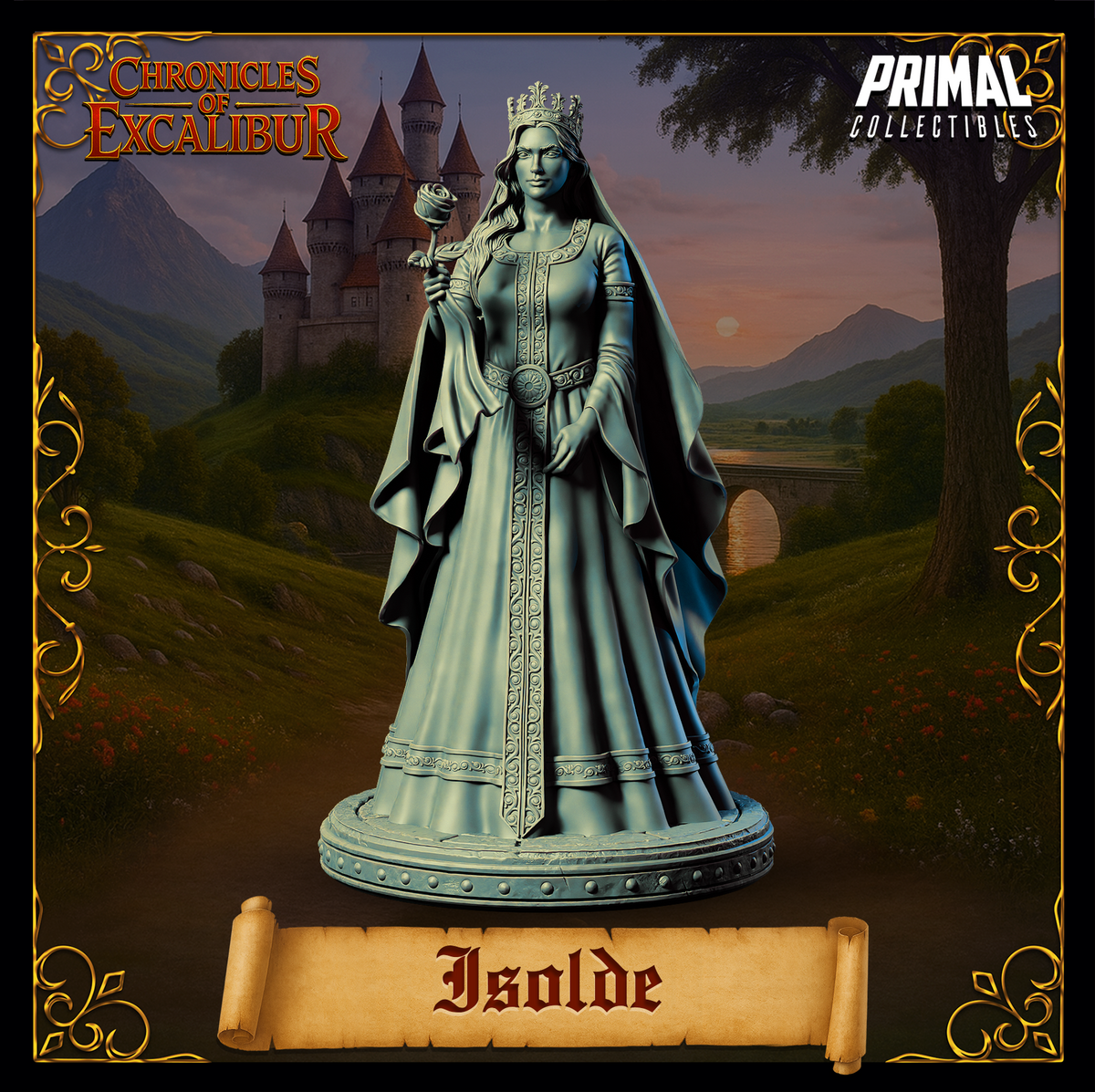 Princess Isolde | Chronicles of Excalibur | Tabletop D&D Miniature | Primal Collectibles
