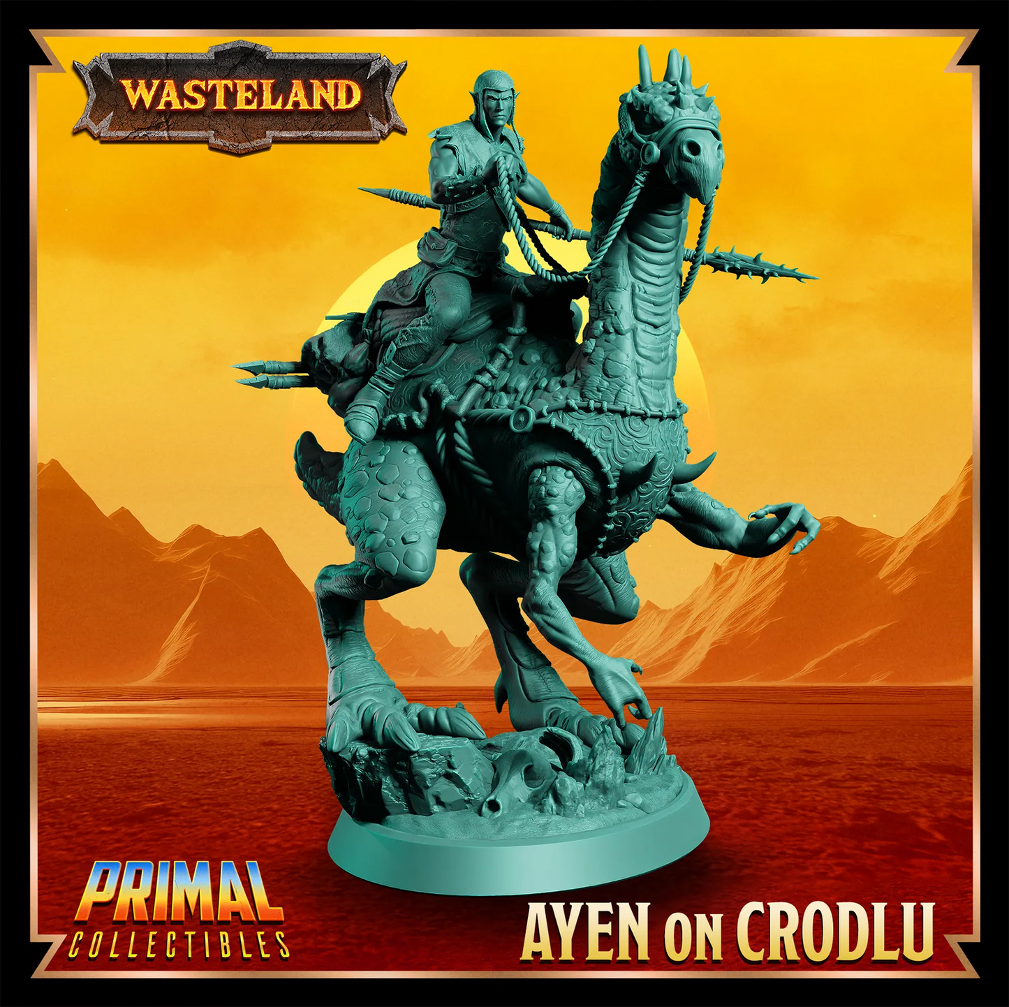 Crodlu Ayen | Wasteland | Tabletop Scale | TTRPG D&D Miniature | Primal Collectibles