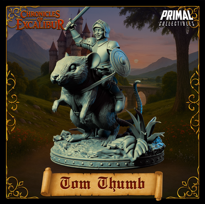 Knight Tom Thumb | Chronicles of Excalibur | Tabletop D&D Miniature | Primal Collectibles