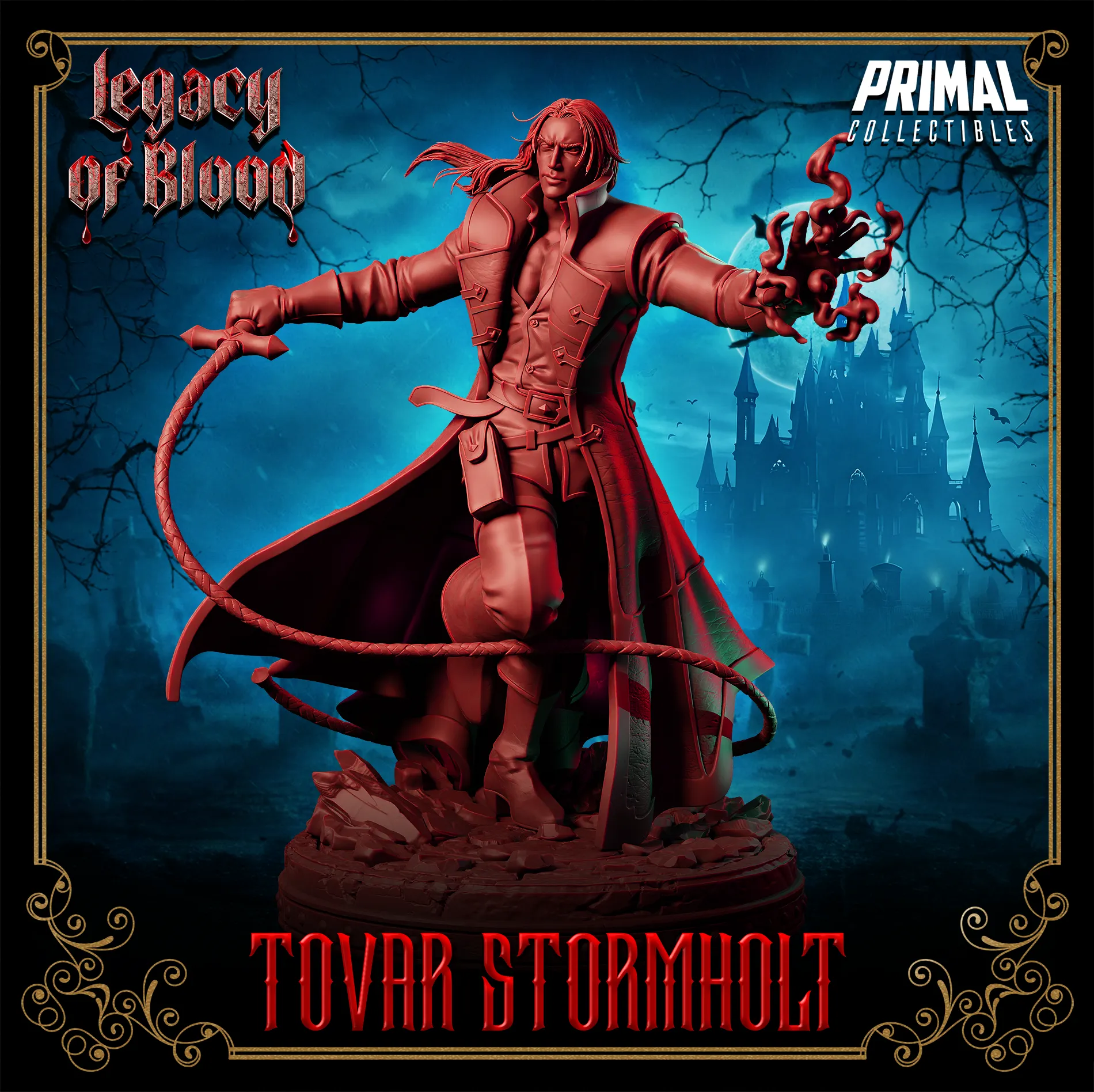 Human Tovar Stormholt | Legacy of Blood | Tabletop D&D Miniature | Primal Collectibles