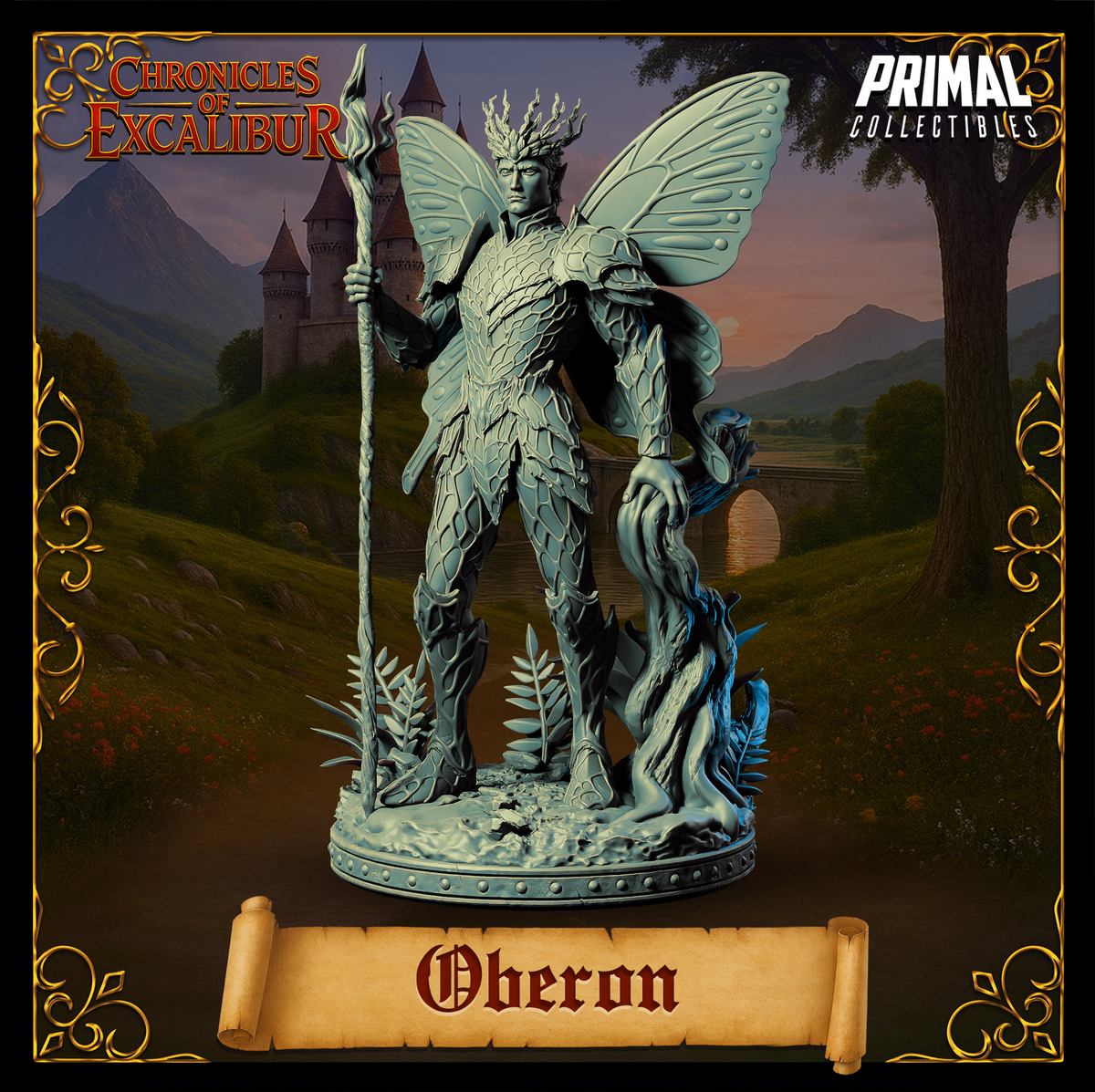Fairy Oberon | Chronicles of Excalibur | Tabletop D&D Miniature | Primal Collectibles