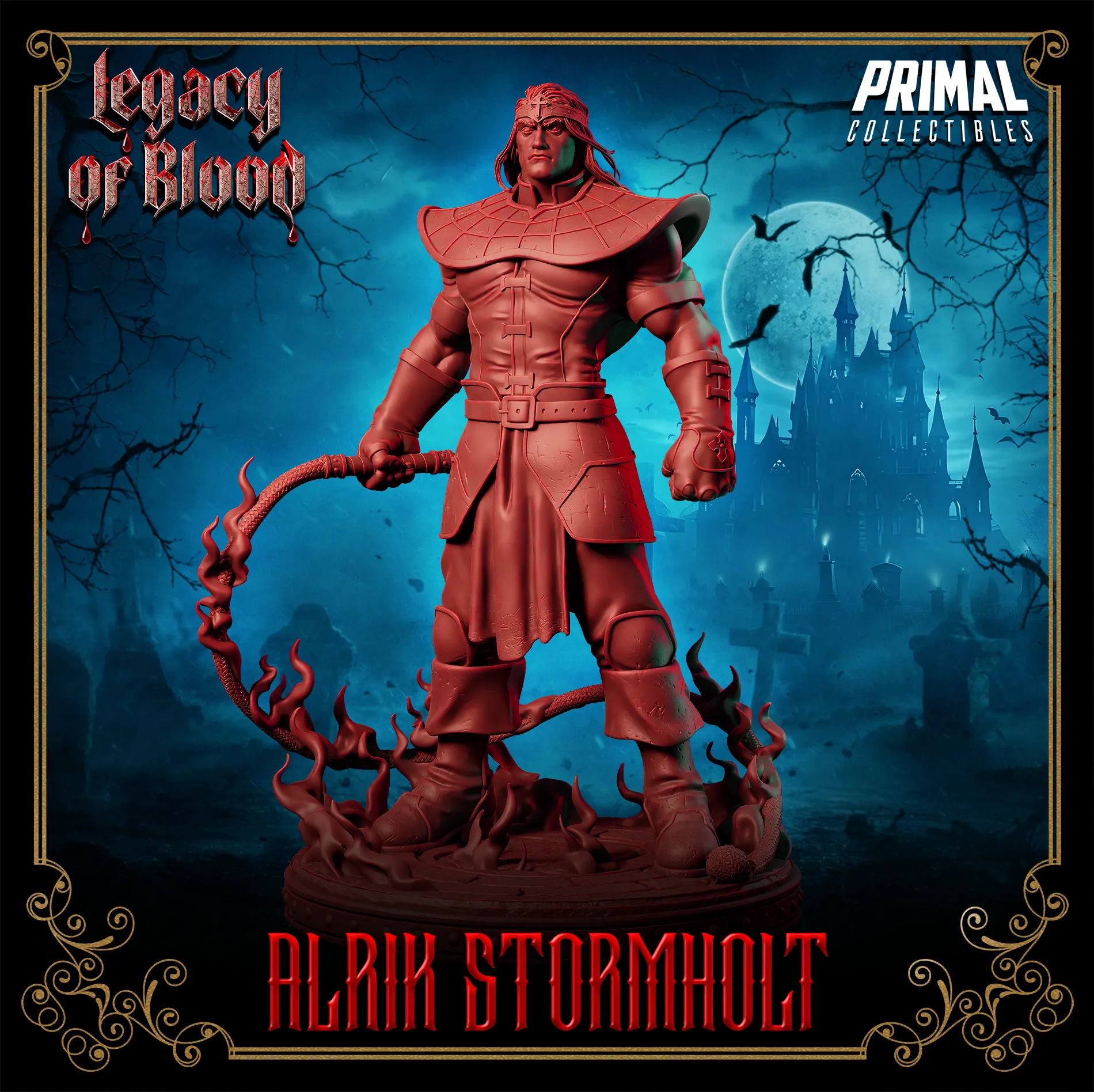 Human Alrik | Legacy of Blood | Tabletop D&D Miniature | Primal Collectibles