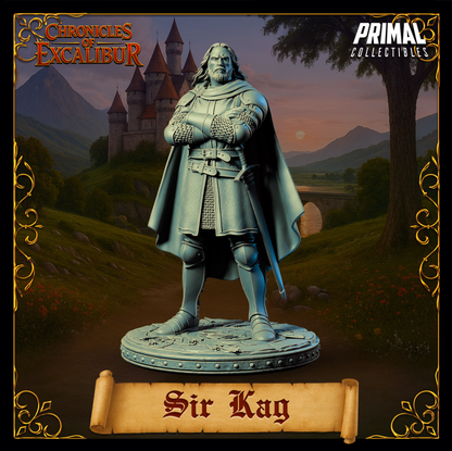 Knight Sir Kay | Chronicles of Excalibur | Tabletop D&D Miniature | Primal Collectibles