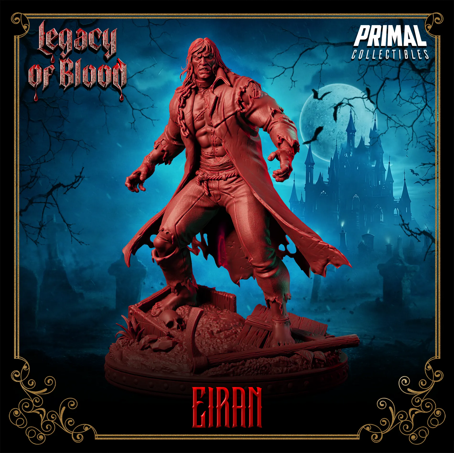 Monster Eiran, Adam, Frankenstein's | Legacy of Blood | Tabletop D&D Miniature | Primal Collectibles