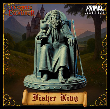 King Fisher King | Chronicles of Excalibur | Tabletop D&D Miniature | Primal Collectibles