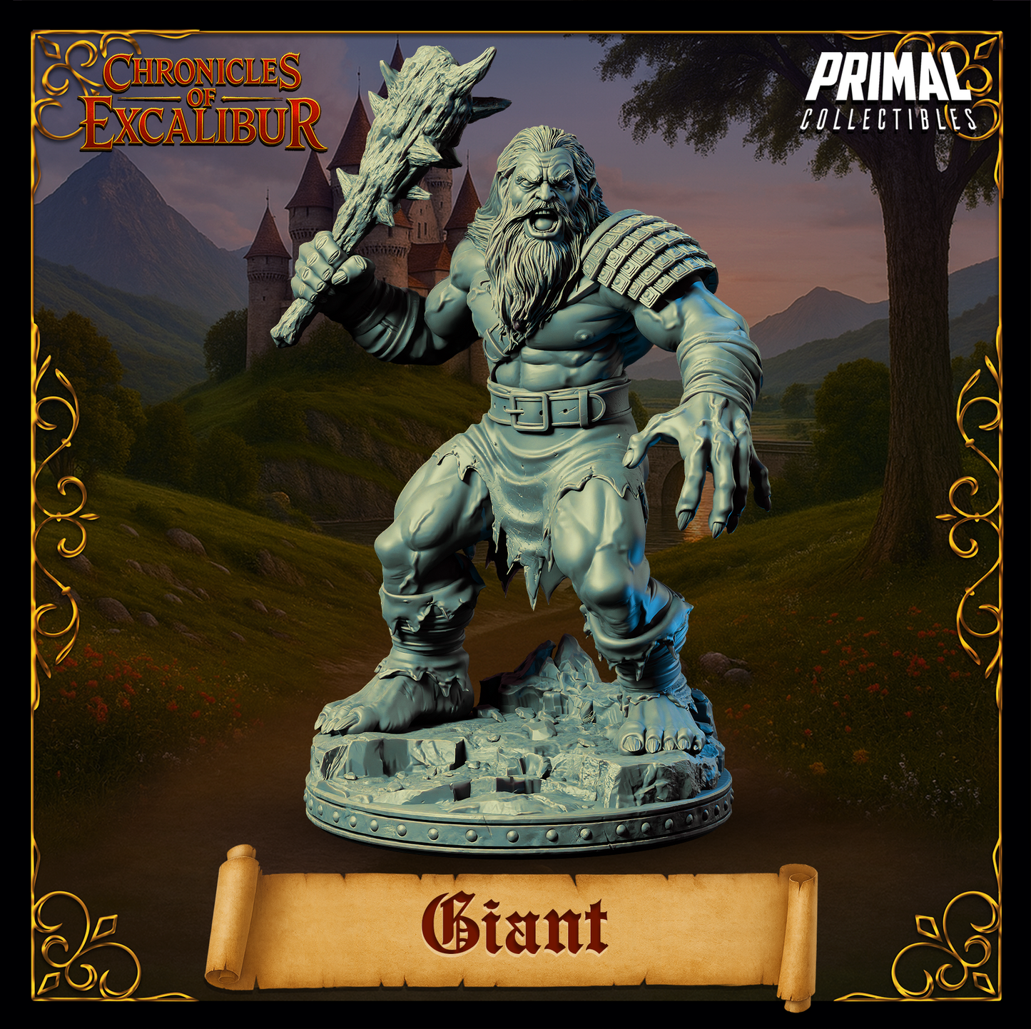 Mont Giant | Chronicles of Excalibur | Tabletop D&D Miniature | Primal Collectibles