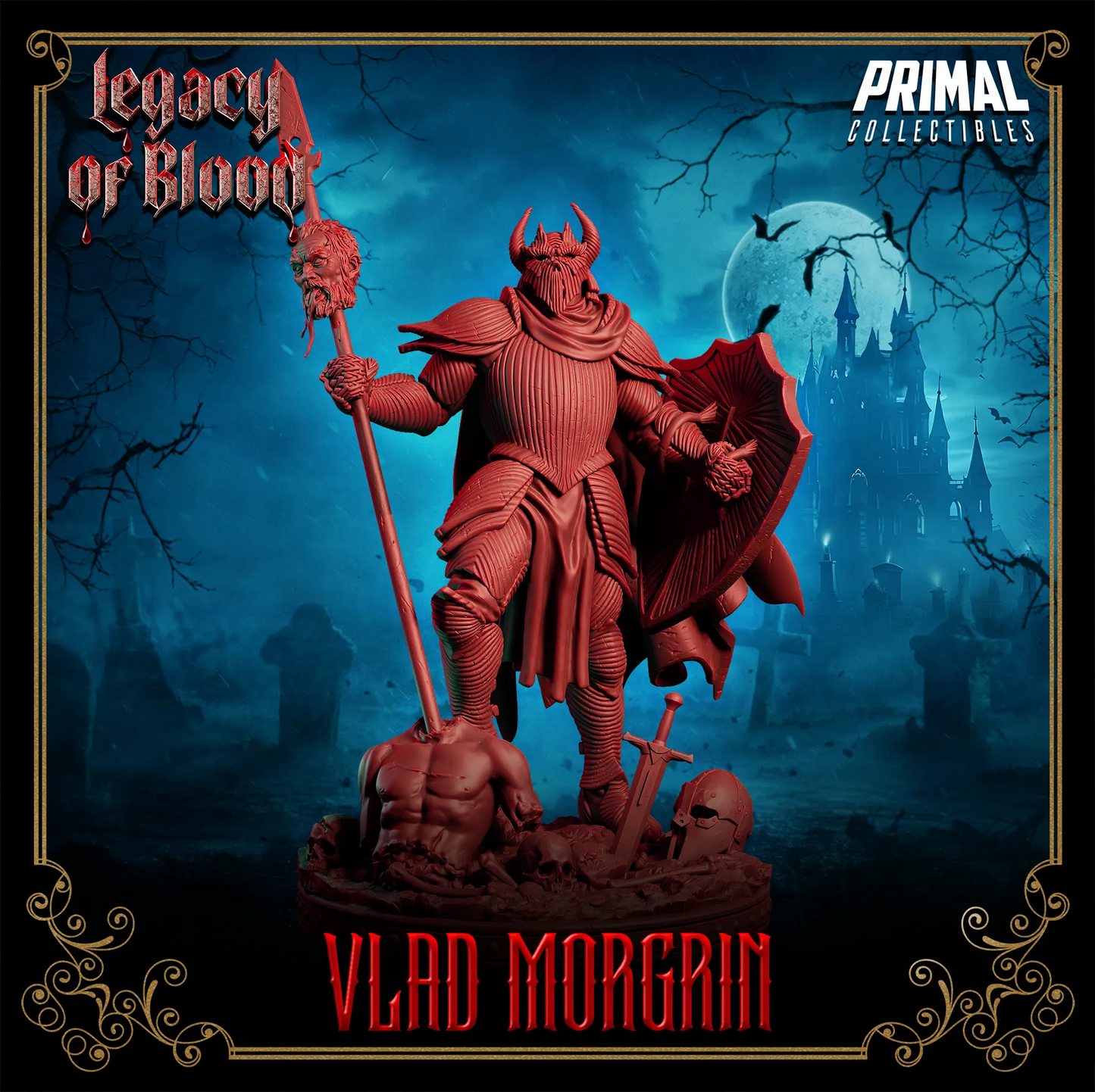 Lord Vladmorgrin | Legacy of Blood | Tabletop D&D Miniature | Primal Collectibles