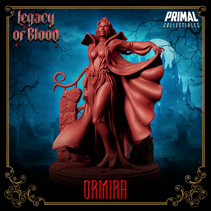 Darklord Ormira | Legacy of Blood | Tabletop D&D Miniature | Primal Collectibles