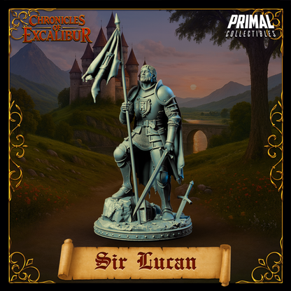 Knight Sir Lucan | Chronicles of Excalibur | Tabletop D&D Miniature | Primal Collectibles