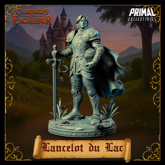 Knight Lancelot | Chronicles of Excalibur | Tabletop D&D Miniature | Primal Collectibles