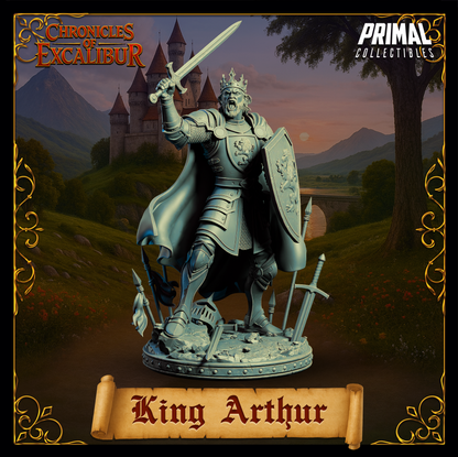 Joven Rey Arturo | Crónicas de Excalibur | Miniatura de D&D de mesa | Primal Collectibles