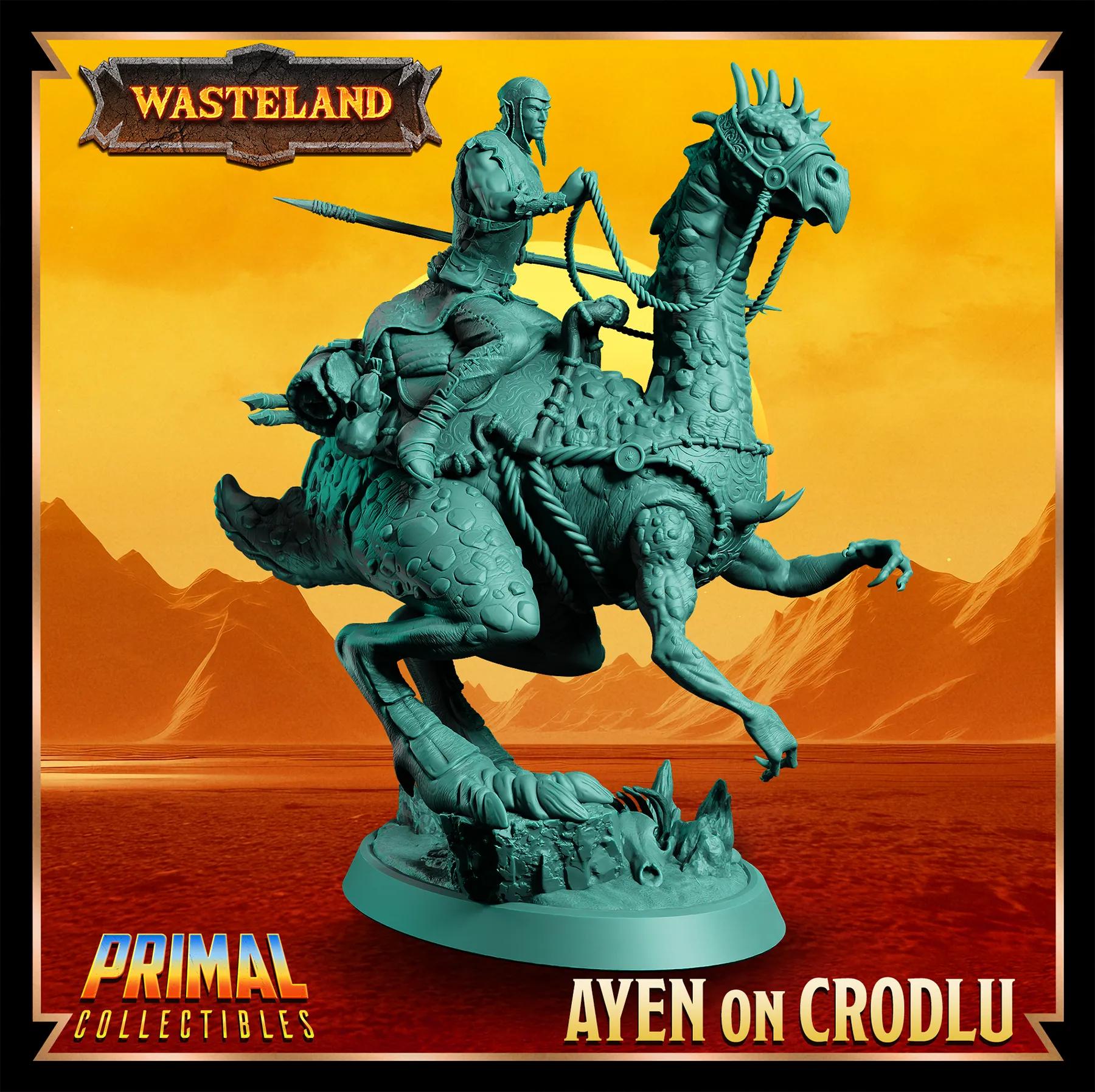 Crodlu Ayen | Wasteland | Tabletop Scale | TTRPG D&D Miniature | Primal Collectibles