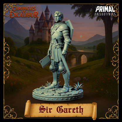 Caballero Sir Galahad | Crónicas de Excalibur | Miniatura D&D de Mesa | Primal Collectibles