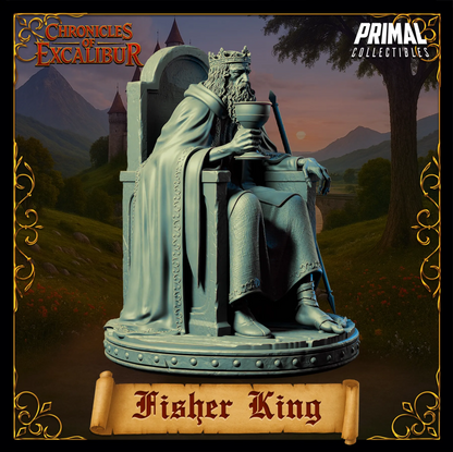 King Fisher King | Chronicles of Excalibur | Tabletop D&D Miniature | Primal Collectibles