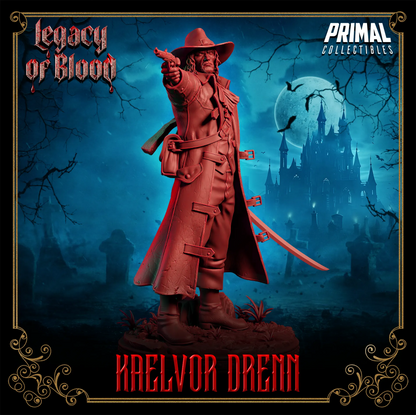 Hunter Kaelvor Drenn | Legacy of Blood | Tabletop D&D Miniature | Primal Collectibles