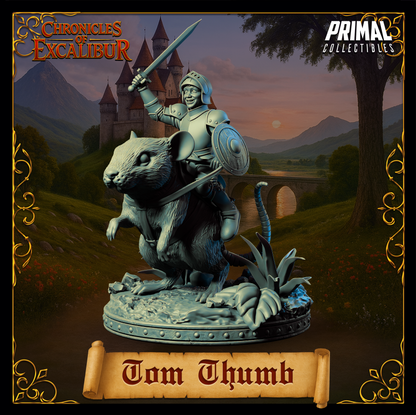 Knight Tom Thumb | Chronicles of Excalibur | Tabletop D&D Miniature | Primal Collectibles