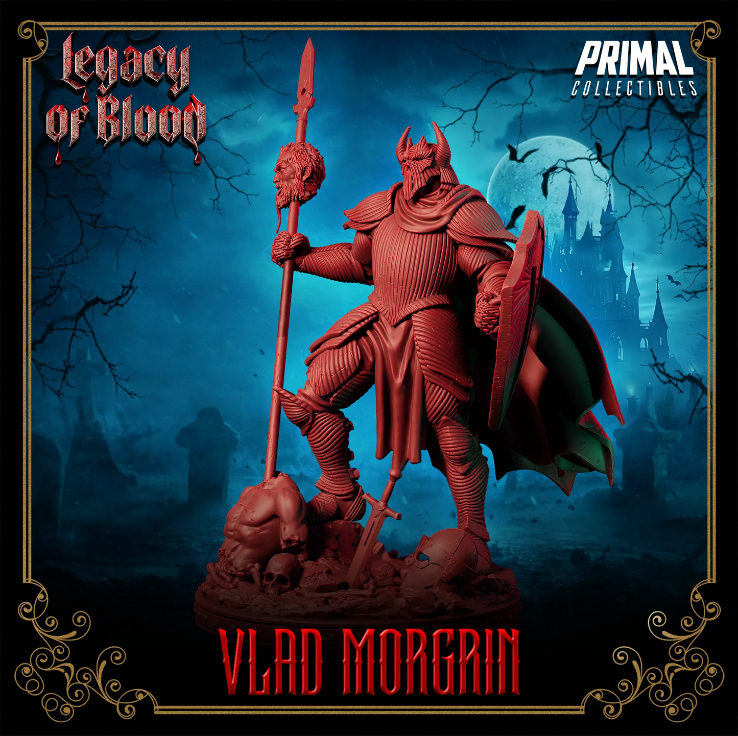 Lord Vladmorgrin | Legacy of Blood | Tabletop D&D Miniature | Primal Collectibles