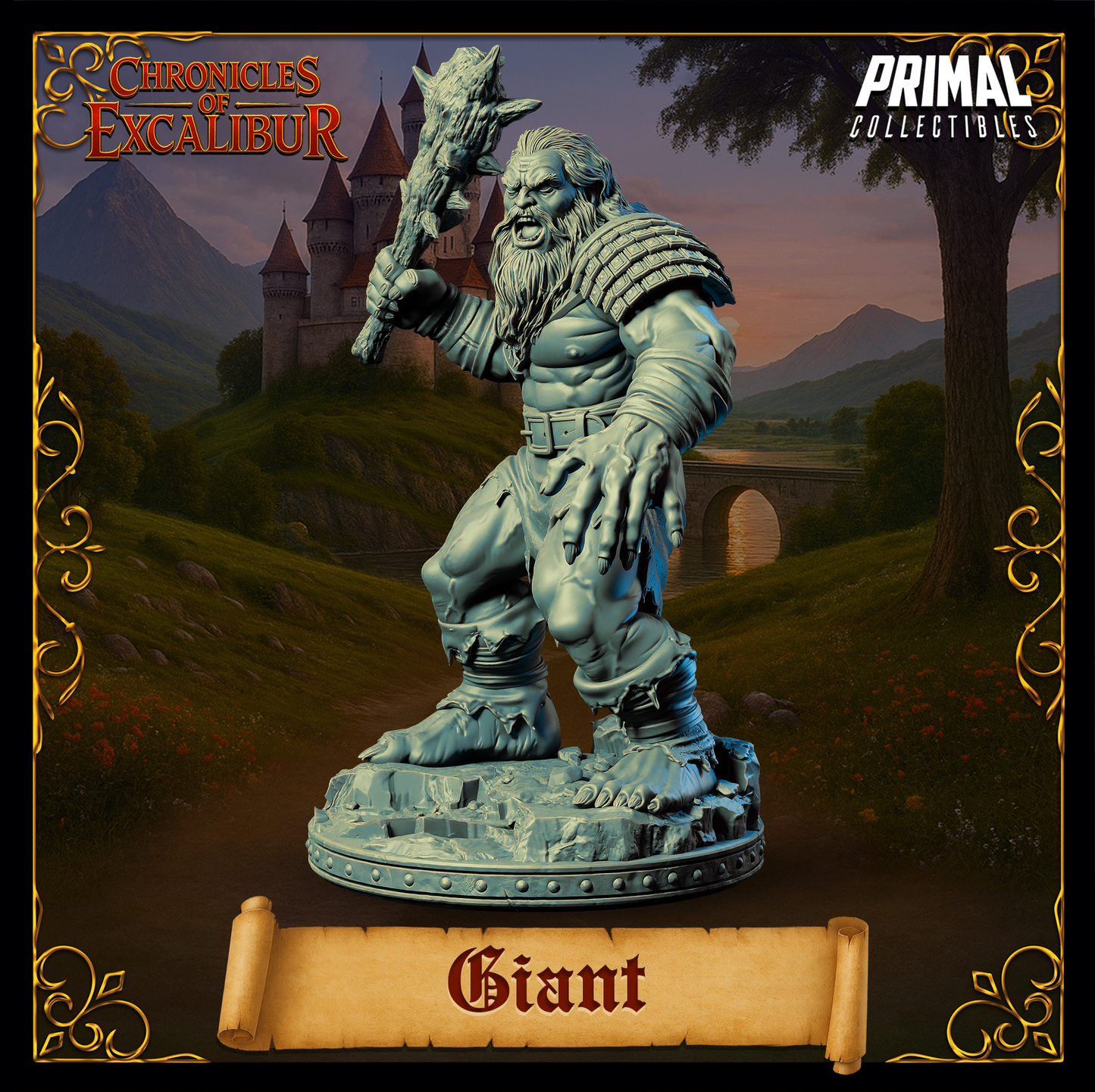 Mont Giant | Chronicles of Excalibur | Tabletop D&D Miniature | Primal Collectibles