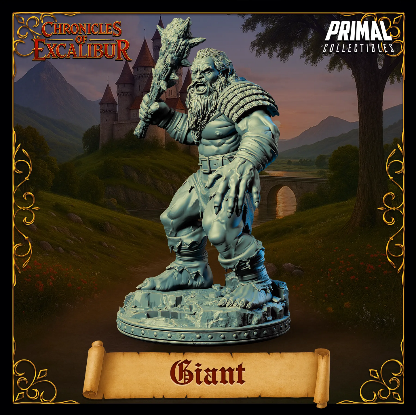 Mont Giant | Chronicles of Excalibur | Tabletop D&D Miniature | Primal Collectibles