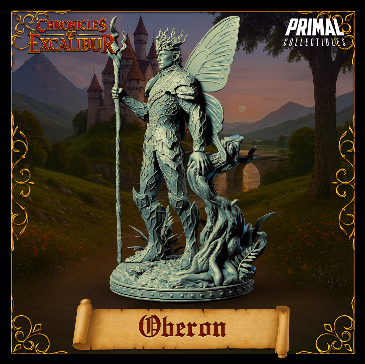 Fairy Oberon | Chronicles of Excalibur | Tabletop D&D Miniature | Primal Collectibles
