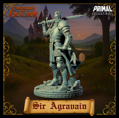 Knight Sir Agravain | Chronicles of Excalibur | Tabletop D&D Miniature | Primal Collectibles