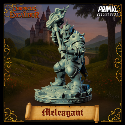 Cursed Warrior Meleagant | Chronicles of Excalibur | Tabletop D&D Miniature | Primal Collectibles