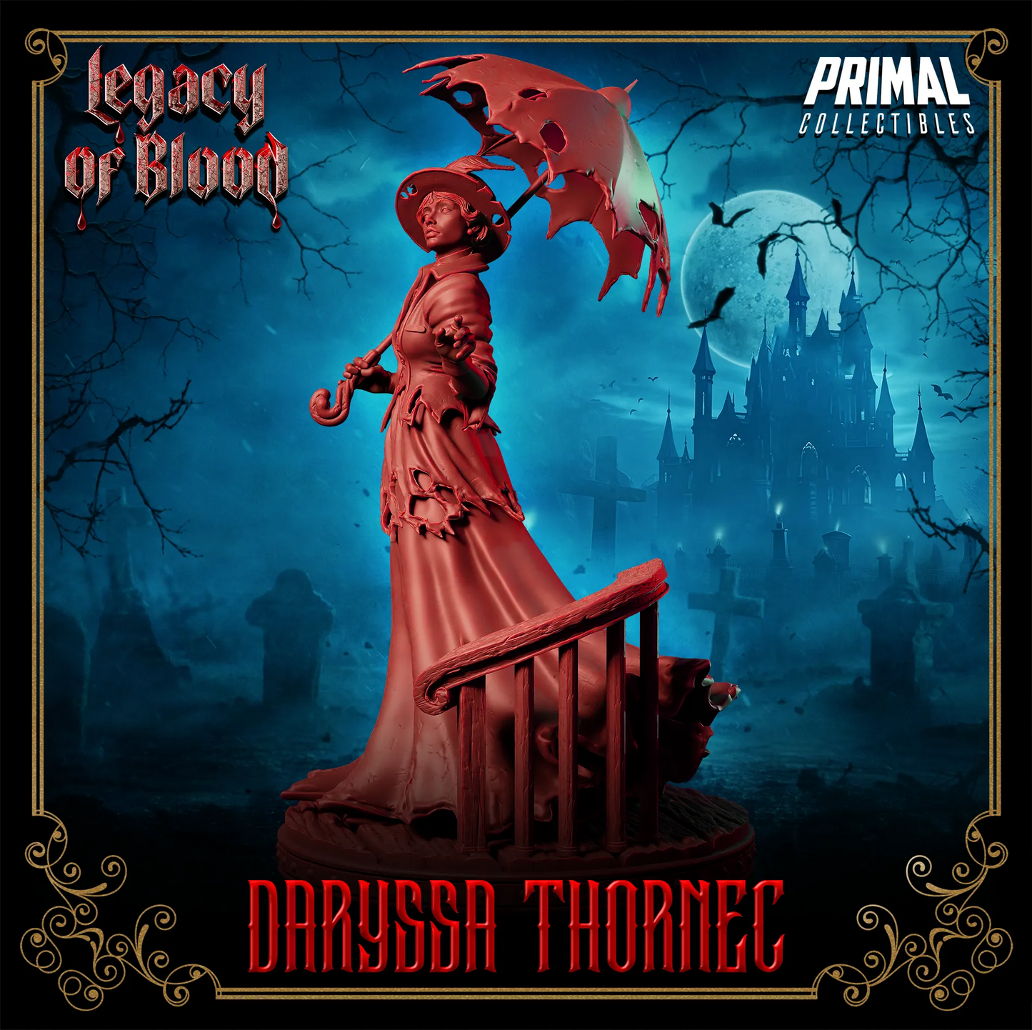 Spirit Daryssa Thornec, Ghost | Legacy of Blood | Tabletop D&D Miniature | Primal Collectibles