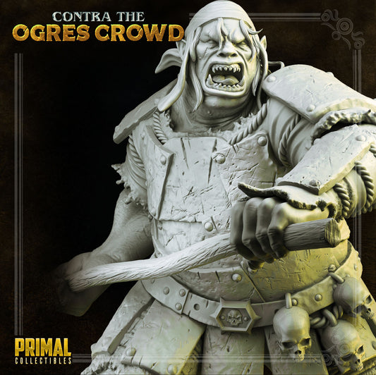 Ulbrok Ogre Champion | DnD Character Miniature | PRIMAL Collectibles - Tattles Told 3D