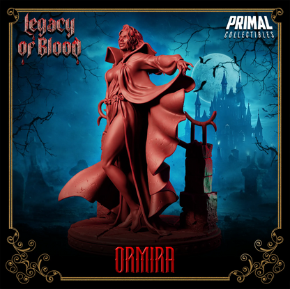 Darklord Ormira | Legacy of Blood | Tabletop D&D Miniature | Primal Collectibles