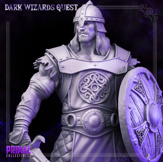Caleb Mercenary Scout | DnD Character Miniature | PRIMAL Collectibles - Tattles Told 3D