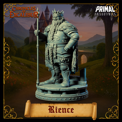 King Rience | Chronicles of Excalibur | Tabletop D&D Miniature | Primal Collectibles