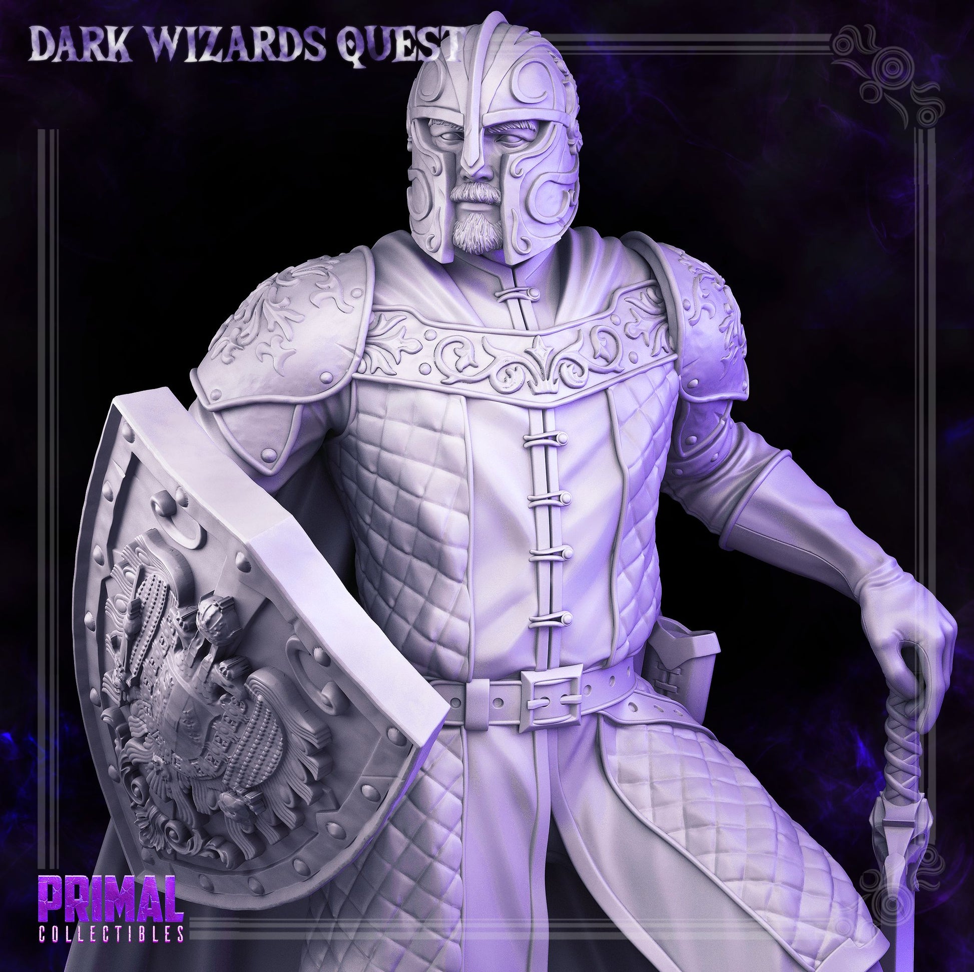 Demetrius Knight | DnD Character Miniature | PRIMAL Collectibles - Tattles Told 3D