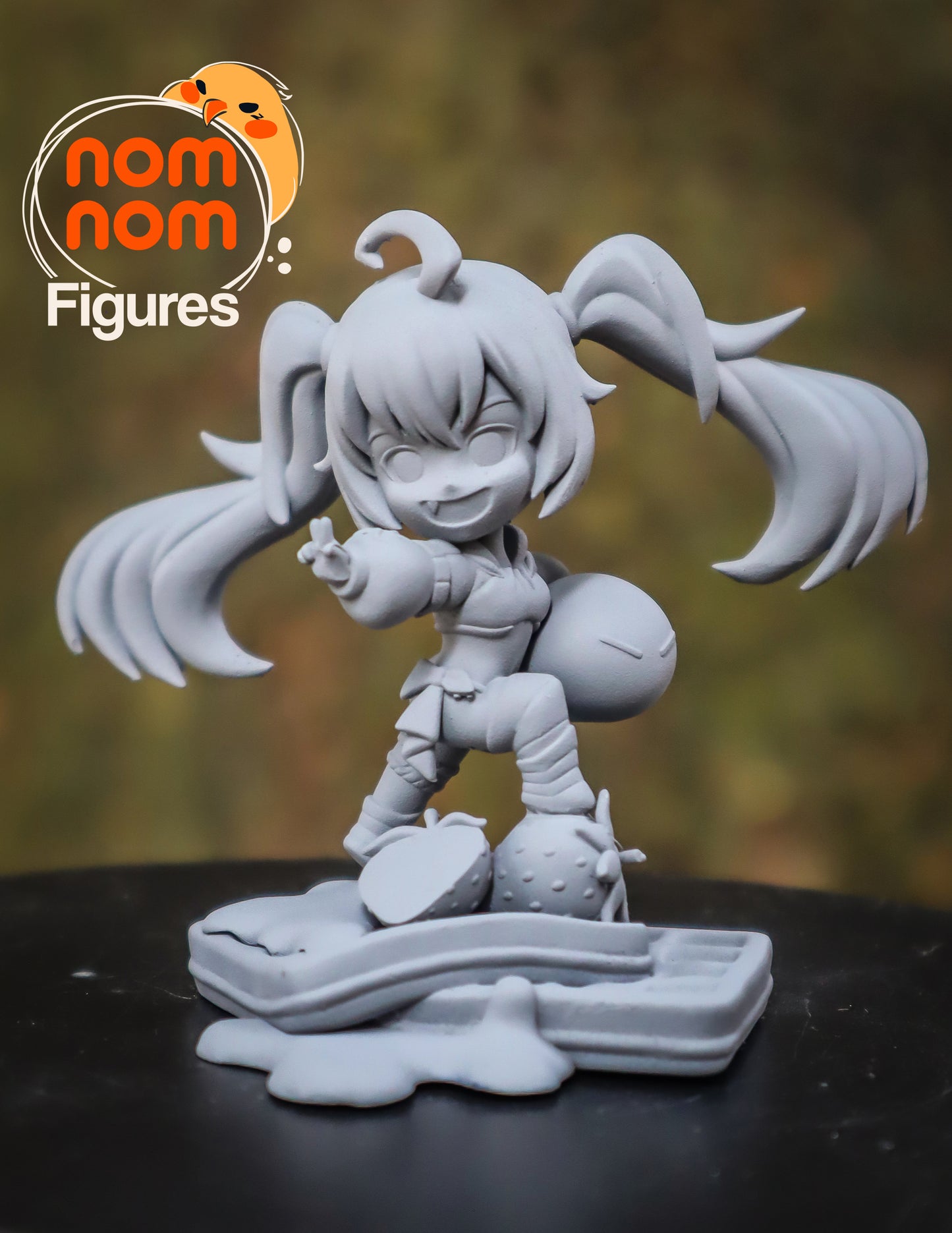 Chibi Cheeky Sweetheart | Resin Garage Kit Figure Anime Fan Art | Nomnom Figures