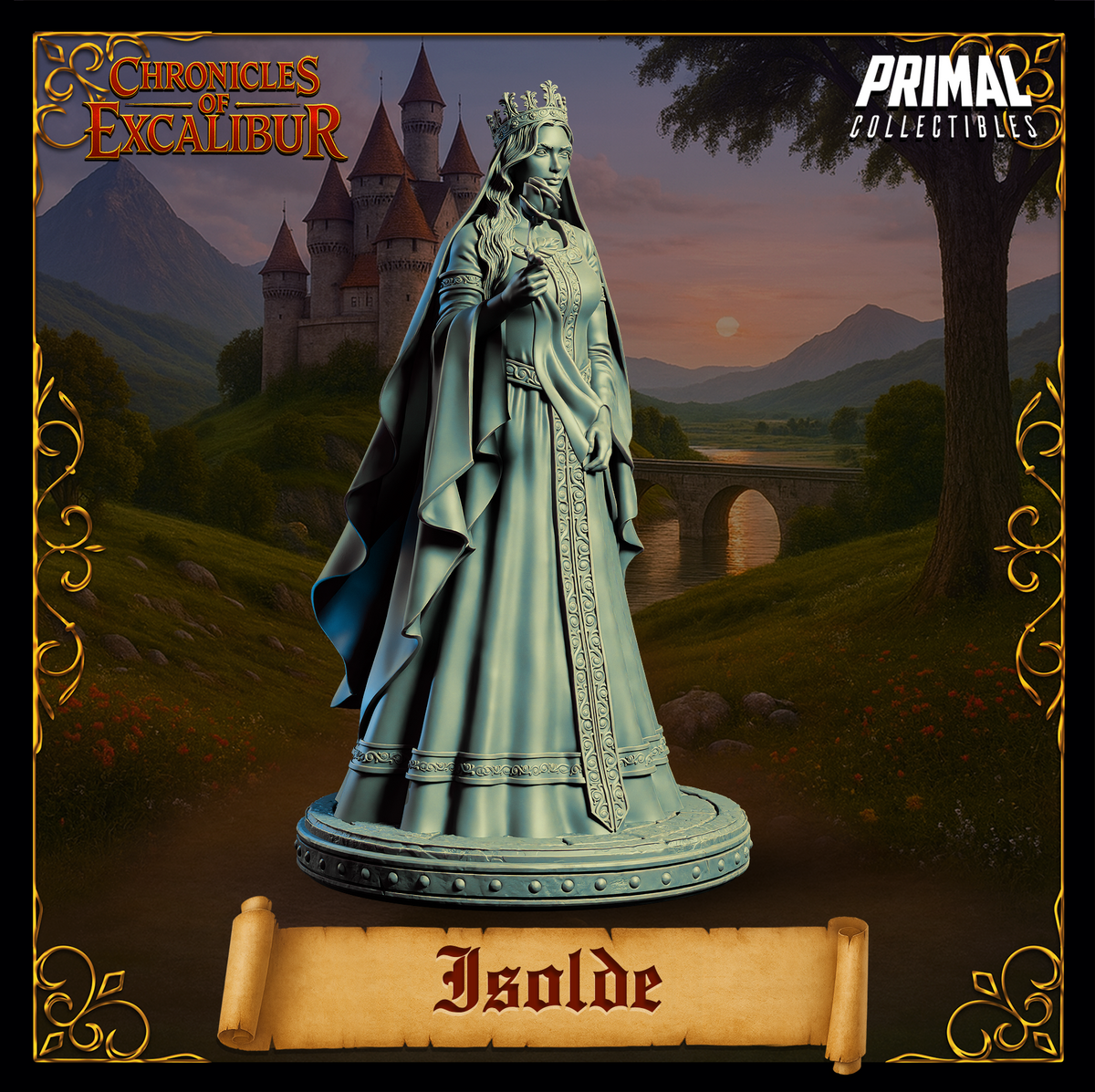Princess Isolde | Chronicles of Excalibur | Tabletop D&D Miniature | Primal Collectibles