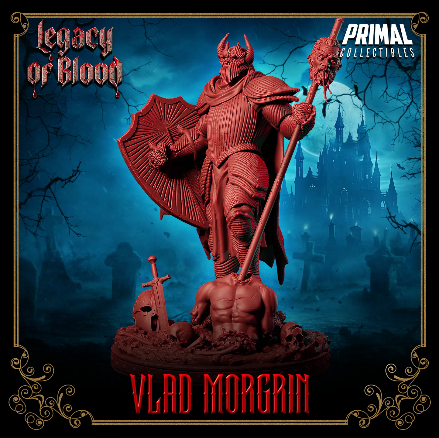 Lord Vladmorgrin | Legacy of Blood | Tabletop D&D Miniature | Primal Collectibles