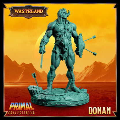 Gladiator Donan | Wasteland | Tabletop Scale | TTRPG D&D Miniature | Primal Collectibles