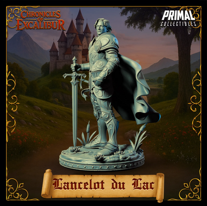 Knight Lancelot | Chronicles of Excalibur | Tabletop D&D Miniature | Primal Collectibles