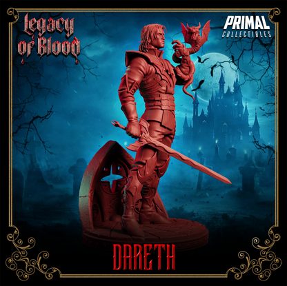 Human Dareth | Legacy of Blood | Tabletop D&D Miniature | Primal Collectibles