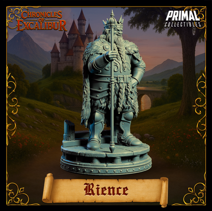 King Rience | Chronicles of Excalibur | Tabletop D&D Miniature | Primal Collectibles