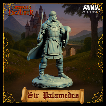 Knight Sir Palamedes | Chronicles of Excalibur | Tabletop D&D Miniature | Primal Collectibles
