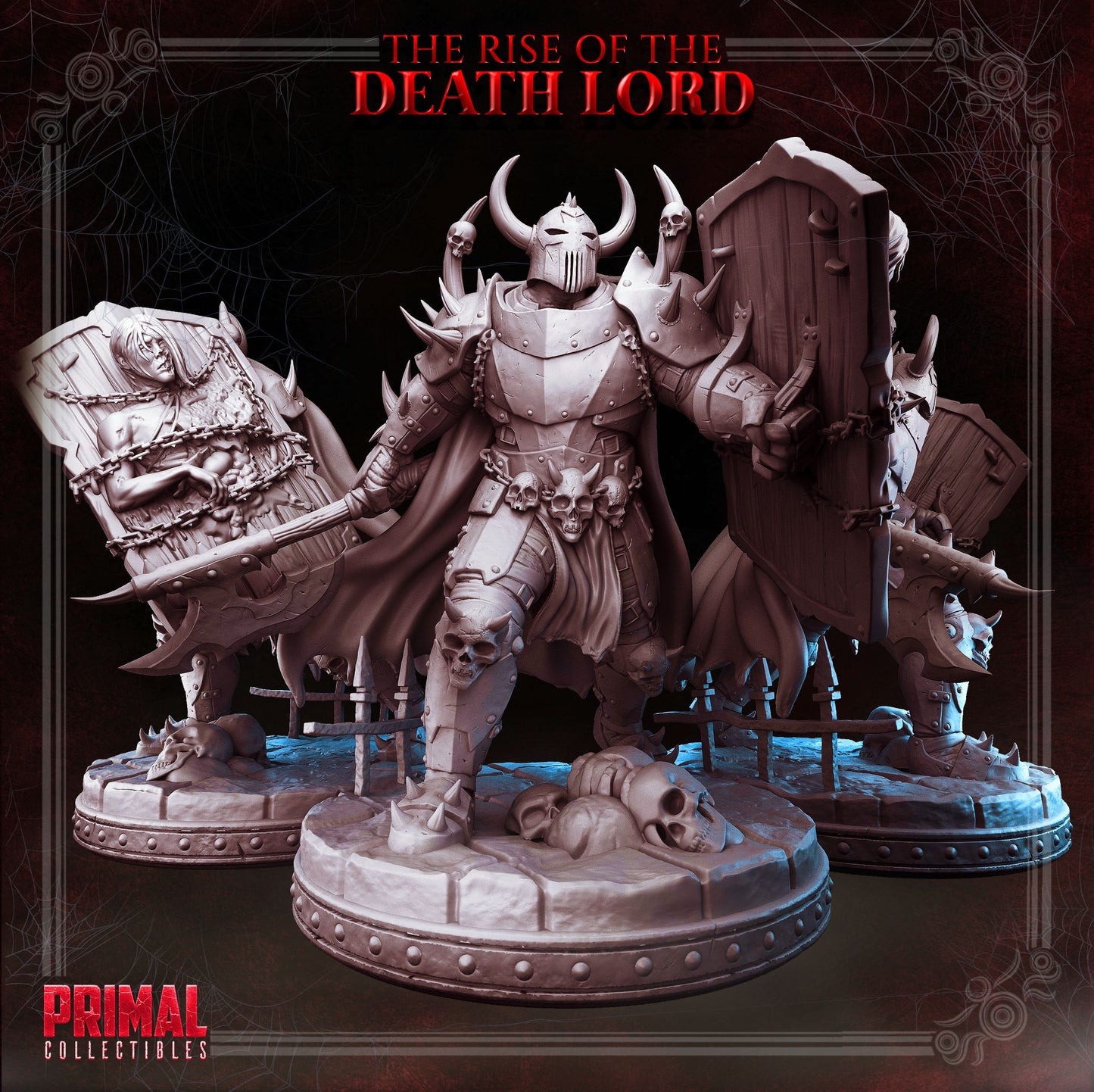 Dark Knight Kalsour | DnD Character Miniature | PRIMAL Collectibles - Tattles Told 3D