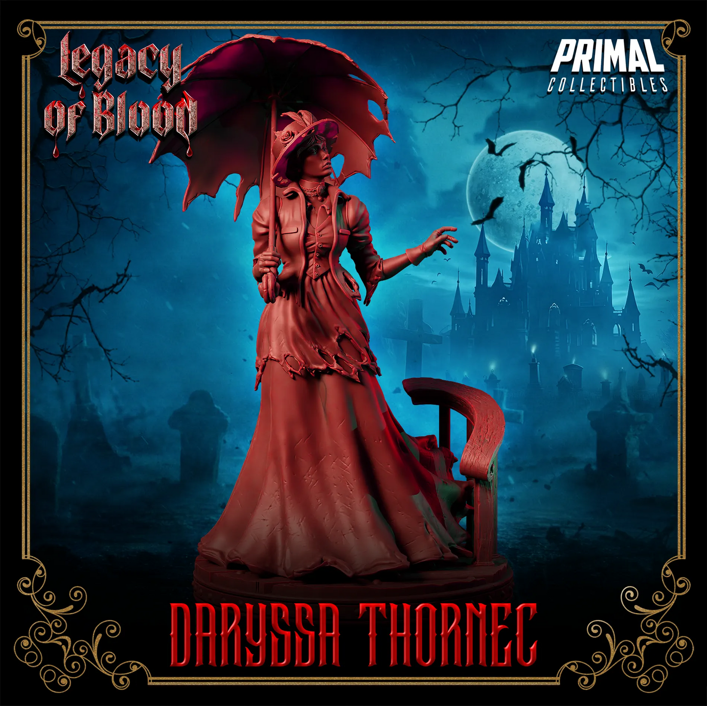 Spirit Daryssa Thornec, Ghost | Legacy of Blood | Tabletop D&D Miniature | Primal Collectibles