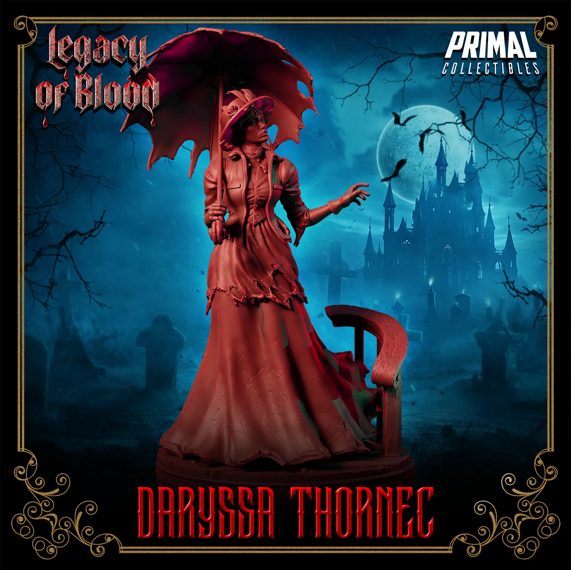 Spirit Daryssa Thornec, Ghost | Legacy of Blood | Tabletop D&D Miniature | Primal Collectibles