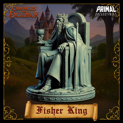 King Fisher King | Chronicles of Excalibur | Tabletop D&D Miniature | Primal Collectibles