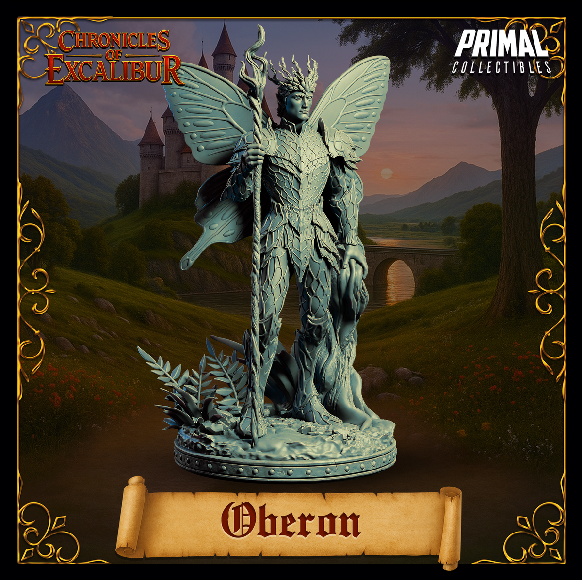 Fairy Oberon | Chronicles of Excalibur | Tabletop D&D Miniature | Primal Collectibles