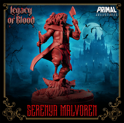 Hunter Serenya Malvoren, Esmerelda, CoS | Legacy of Blood | Tabletop D&D Miniature | Primal Collectibles