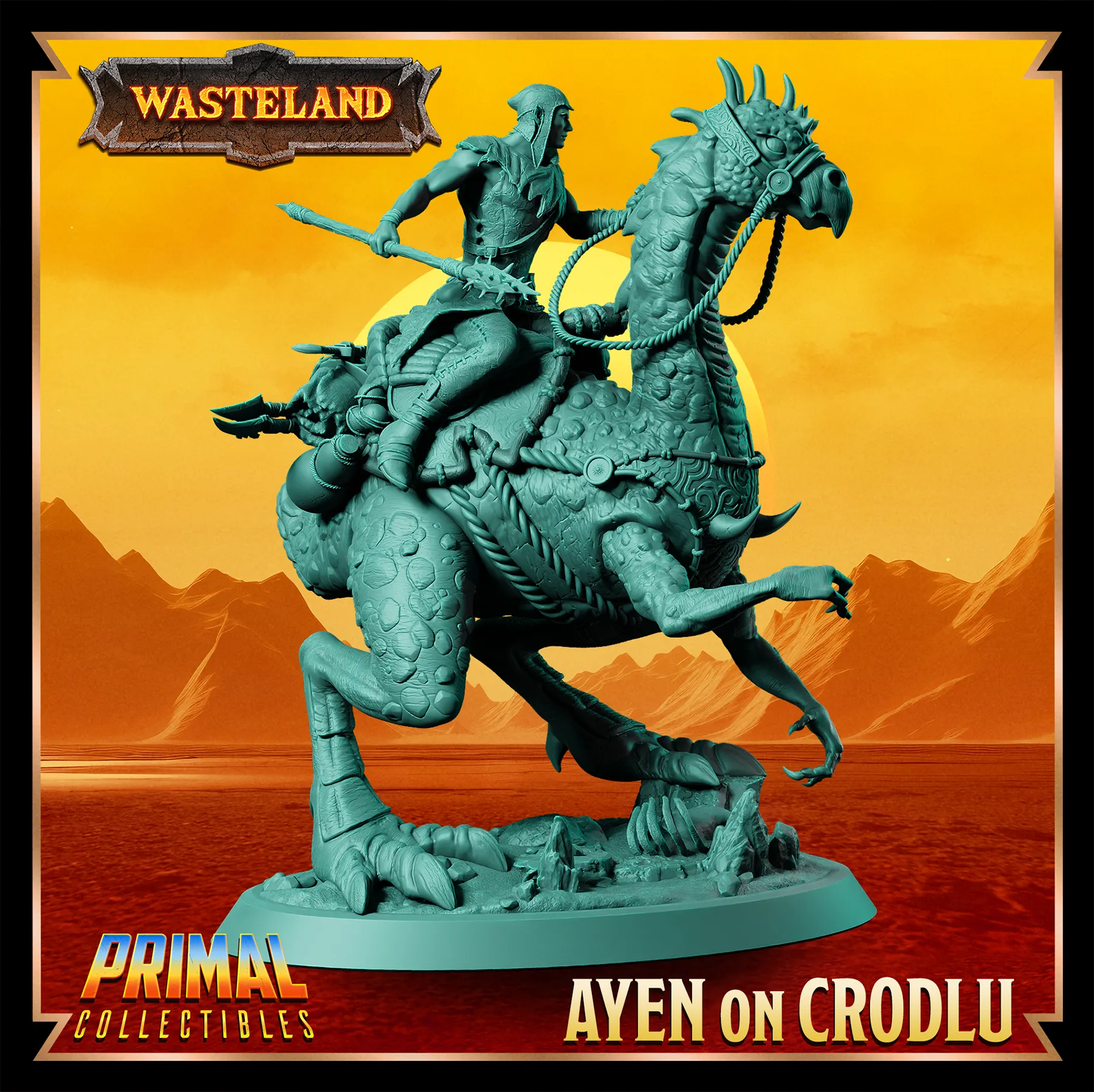 Crodlu Ayen | Wasteland | Tabletop Scale | TTRPG D&D Miniature | Primal Collectibles