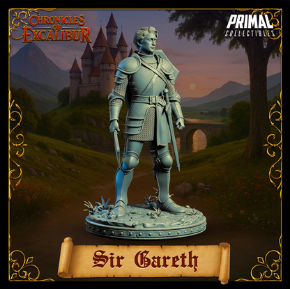Caballero Sir Galahad | Crónicas de Excalibur | Miniatura D&D de Mesa | Primal Collectibles