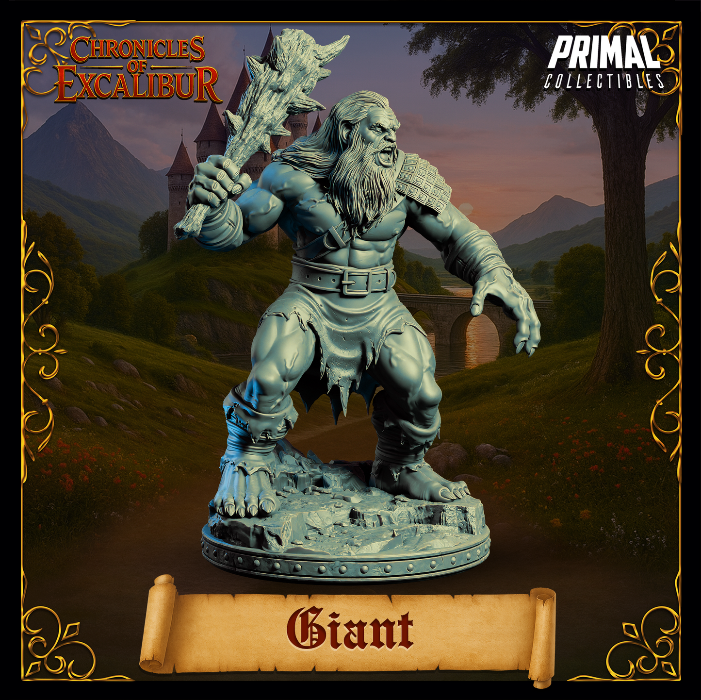 Mont Giant | Chronicles of Excalibur | Tabletop D&D Miniature | Primal Collectibles